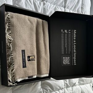 Sackcloth and Ashes Throw Blanket